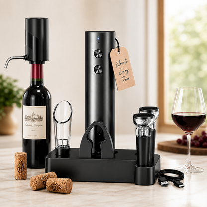8-in-1 Electric Wine Essentials Kit